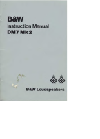 Bowers & Wilkins DM-7-Mk2-Owners-Manual 